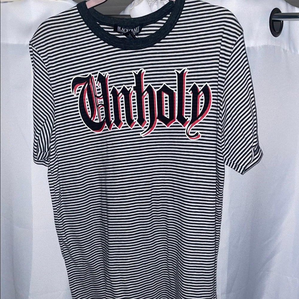 Unholy black craft tee